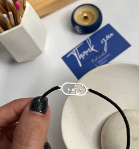 دستبند استیل متن «می شود»