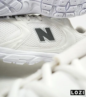 کفش کتانی مردانه و زنانه سفید NEW BALANCE 530