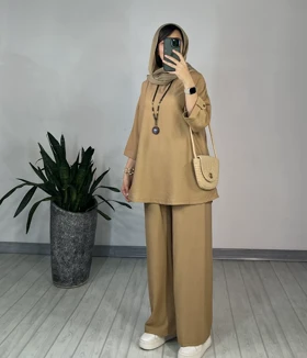 ست مانتو و شلوار پرستو