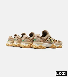 کفش کتانی مردانه کرم قهوه ای NEW BALANCE 9060 مدل 4758