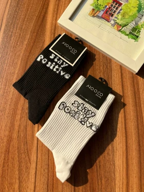 جوراب ساق‌دار stay positive