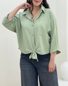 شومیز گره‌ای عسل