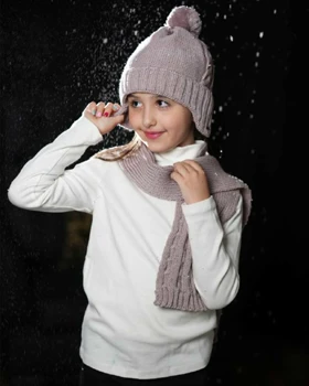 شال و کلاه اسپورت گوشدار مدل غزل سیلکا