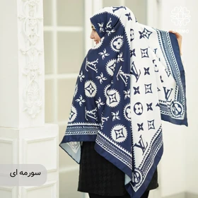 روسری ابریشم کجراه لوورا