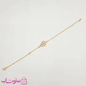 دستبند دخترانه ژوپینگ طرح قلب و تیر