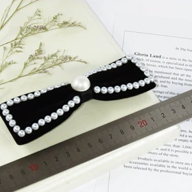 گیره مو زنانه مدل فرانسوی پاپیونی کد G_Lnd_3152