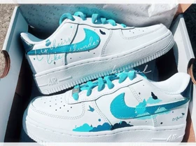 کفش اسپرت نایک ایرفورس مدل air force طرح ateez 'answer' inspired nike