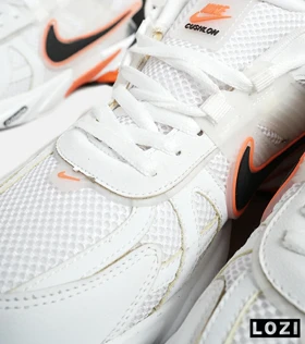 کفش کتانی مردانه و زنانه سفید مشکی نارنجی Nike cushlon