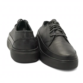 کفش ونس چرم طبیعی مردانه استار مدل Flat shoes - 0150