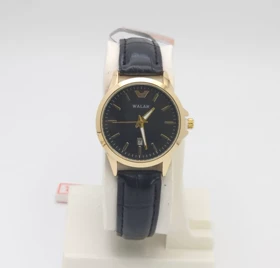 ساعت مچی زنانه والار Walar با موتور کوارتز و بند چرم