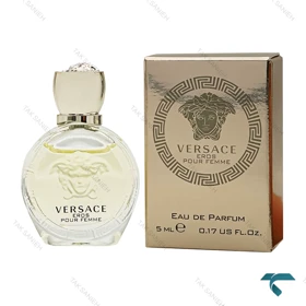 تستر ادکلن ورساچه اروس زنانه طلایی پور فم 5 میل Versace-8875-5-L