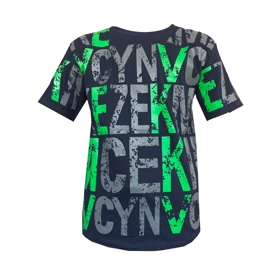 تیشرت آستین کوتاه پسرانه مدل PJ1078 رنگ مشکی