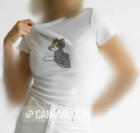 تیشرت تام و جری سفید