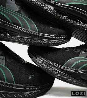 کفش کتانی ورزشی مشکی سبز مردانه PUMA