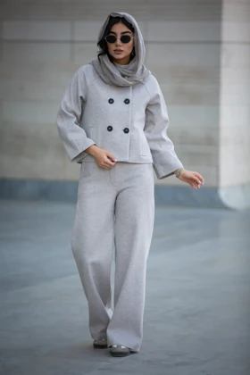 شلوار زنانه فوتر نیم بگ