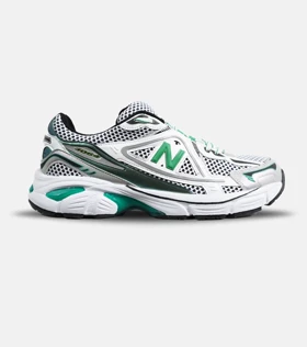 کفش کتانی بزرگ پا طوسی سفید سبز NEW BALANCE 1064 V.2