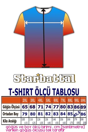 تیشرت سایز بزرگ مردانه استارباتال starbattal
