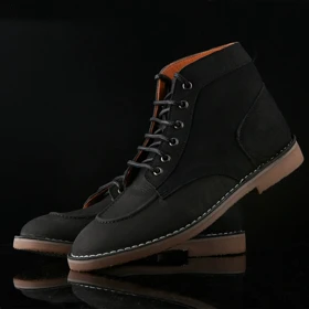 نیم بوت مردانه چرم یلسان مدل اریس کد 510-HRSG