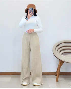 شلوار بگ فیتیله ای