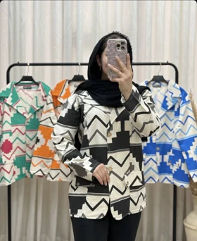 کت لینن زنانه دکمه دار