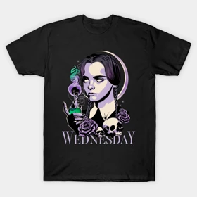 تیشرت ونزدی | تیشرت wednesday طرح Addams کد 108957