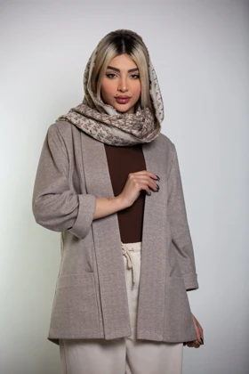 پالتو یقه شالی کشمیر