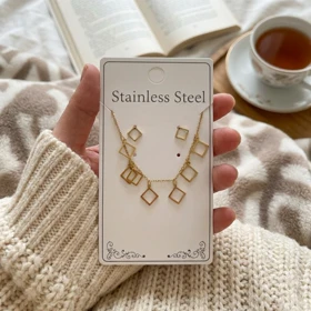 ست گردنبند و گوشواره کد 2