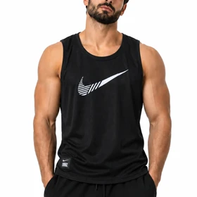 رکابی ورزشی مردانه نایک مدل DS-Dri Fit-5G0689 مشکی
