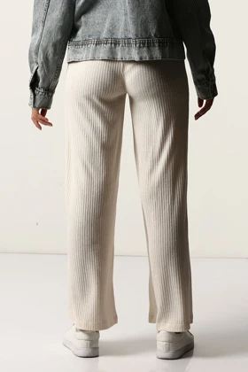 شلوار راسته بافت کبریتی