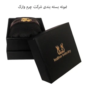 دستبند چرم وارک طرح نماد دی مدل لیبرا کد rb126