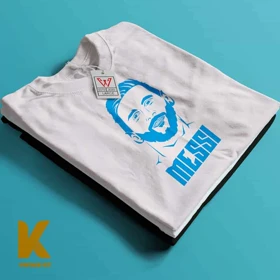 تیشرت با طرح مسی