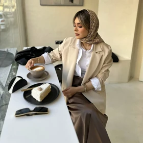 کت ساتن سیلک