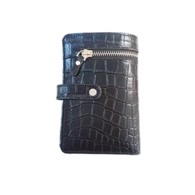 کیف پول زنانه چرم طبیعی مدل royal core black