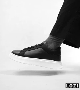 کفش کتانی مردانه مشکی PULL & BEAR