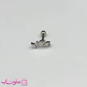 پیرسینگ گوش طرح خوشه گندم