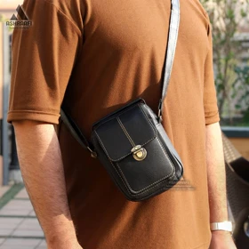 کیف مردانه چرم Mens Shoulder Bag A09