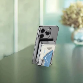 پاوربانک وایرلس و شارژر دیواری 20000 میلی آمپر پاورولوژی مدل POWEROLOGY WALL CHARGER MAGSAFE POWER BANK PPBMH104WH