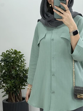 مانتو دکمه دار برکه 8