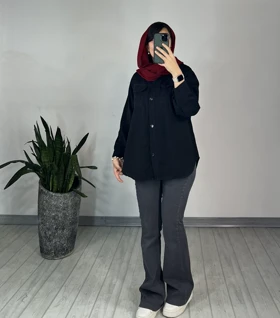 مانتو کتان گردو