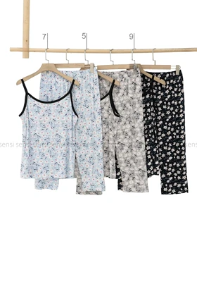 تاپ شلوارک طرح دارکد1005520