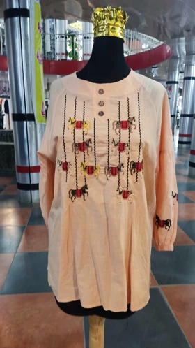 تونیک مانتویی لینن کد 600