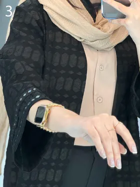 مانتو کتی آستین پولک دوزی