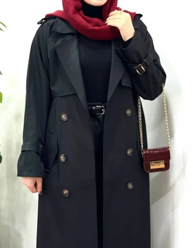 بارانی بلند ضد آب دنیز