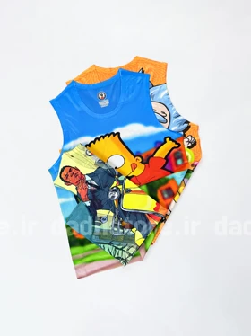 کاور ورزشی اسپورت مردانه چاپی طرح کارتونی