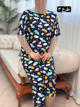 تیشرت شلوارک نخی 3143