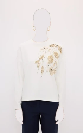 بلوز گلدوزی شده زنانه adL