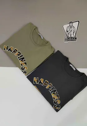 تیشرت سایز بزرگ HAPPINESS