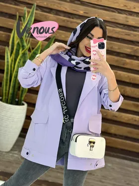 مانتو لینن آستین پیله