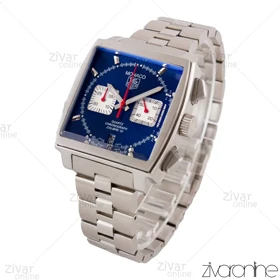 ساعت تگ هویر موناکو مردانه نقره ای صفحه سرمه ای 104000