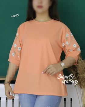 تیشرت آستین پفی بهار